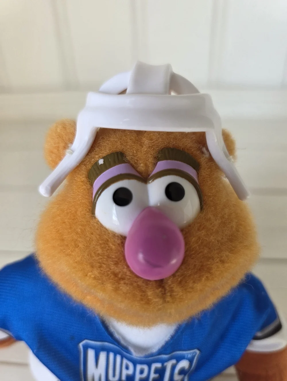 Mcdonalds 1995 The Muppets Fozzie Bear NHL Hockey Plush Stuffed Animal Toy 12" - Picture 12 of 12